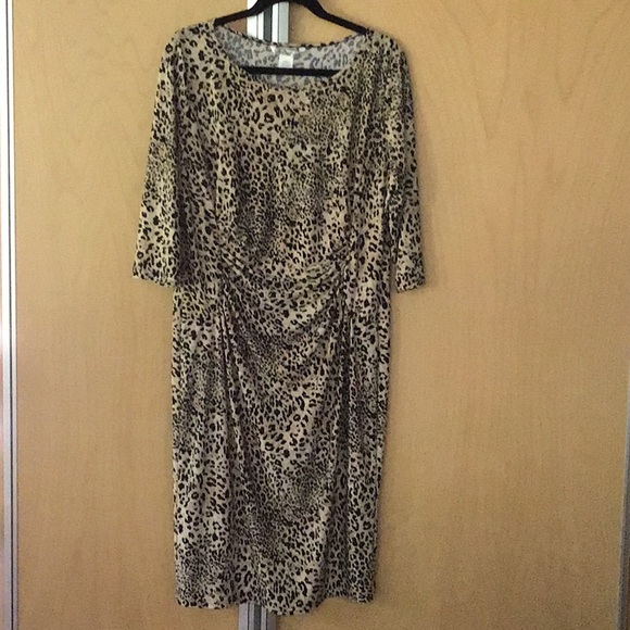 christine Dresses & Skirts - Christine sz 3X leopard print dress